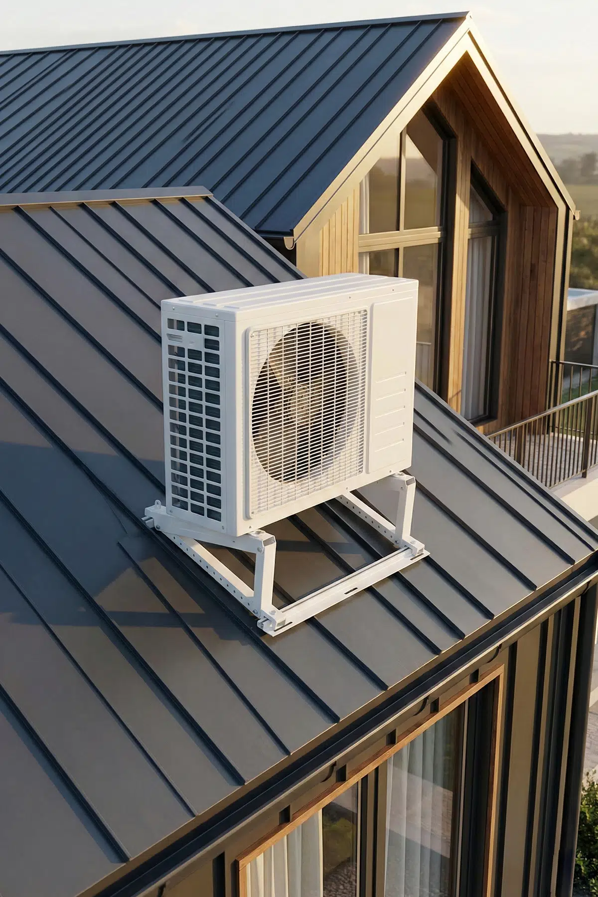 Klima Dış Ünite Taşıyıcı Braket – Çatı Tipi Klima Aparatı 