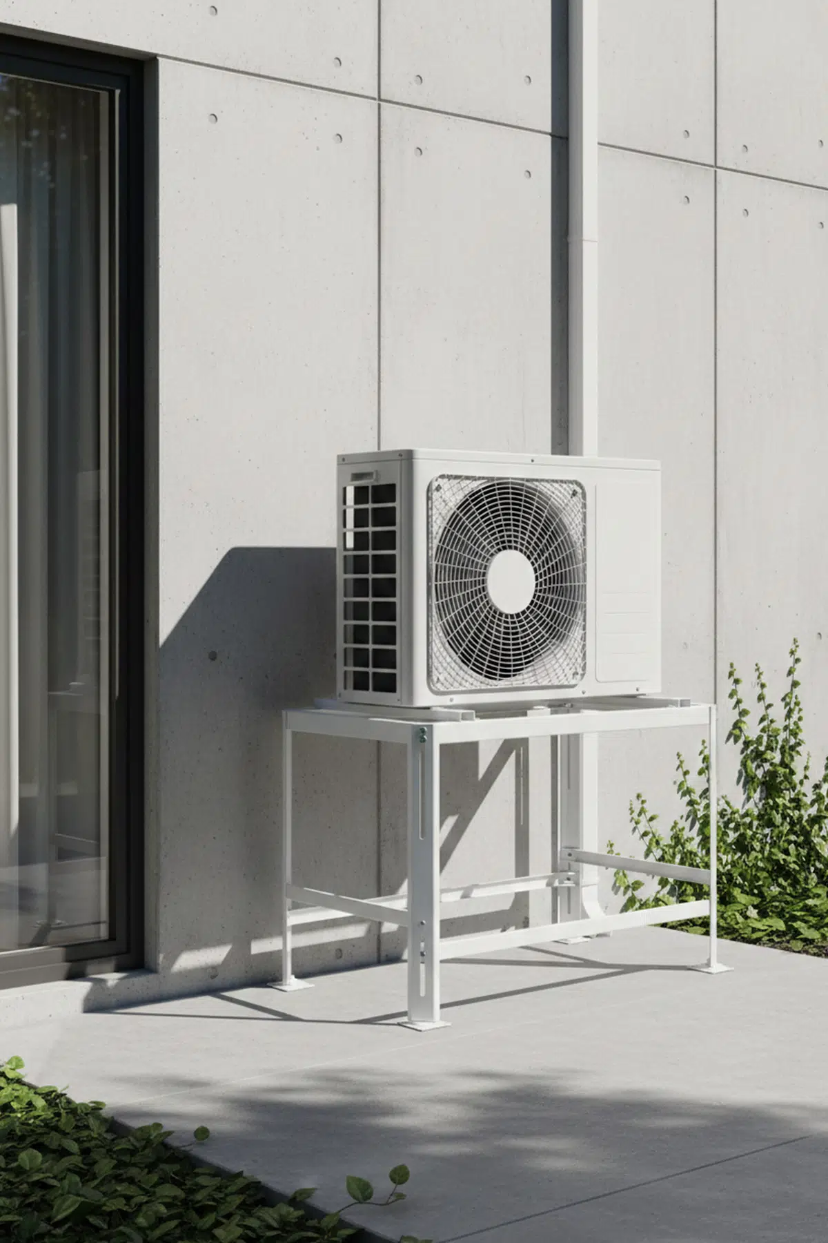 Klima Dış Ünite Taşıyıcı Braket – Zemin Tipi Klima Aparatı 40x48x85