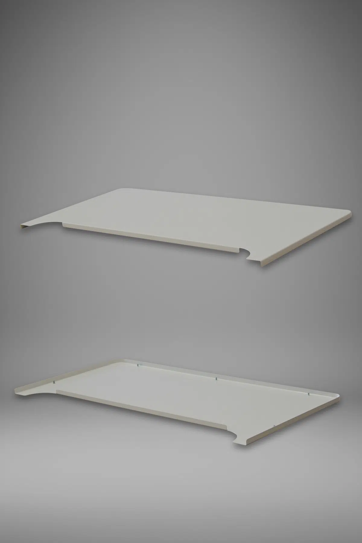 Klima Gizleme Kafesi Radius Alt Panel - Açık Gri