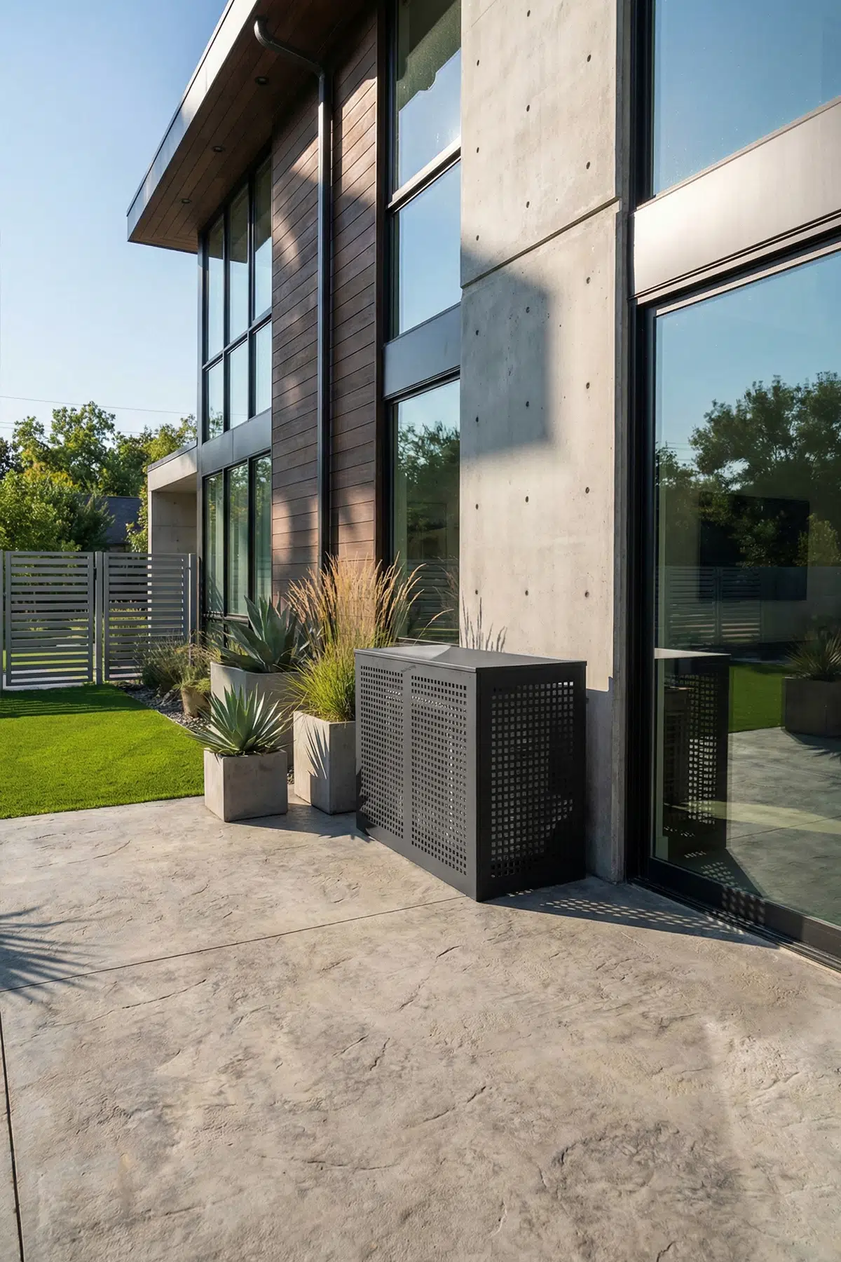 Klima Gizleme Kafesi Square - Antrasit